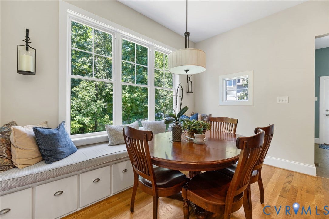 15936 Alsdell Road, Hallsley, Midlothian, VA 23112 Built-in window bench with integrated storage drawers