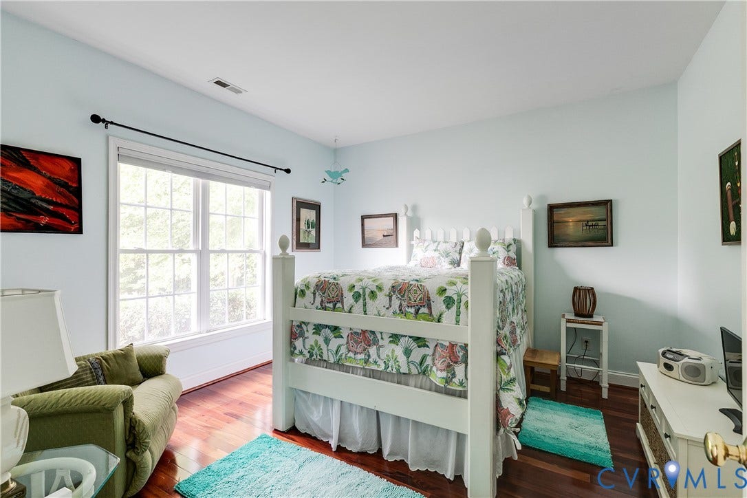 130 Carriage Point Lane, Henrico, VA 23059 Bedroom Featuring Vinyl Wood Flooring.