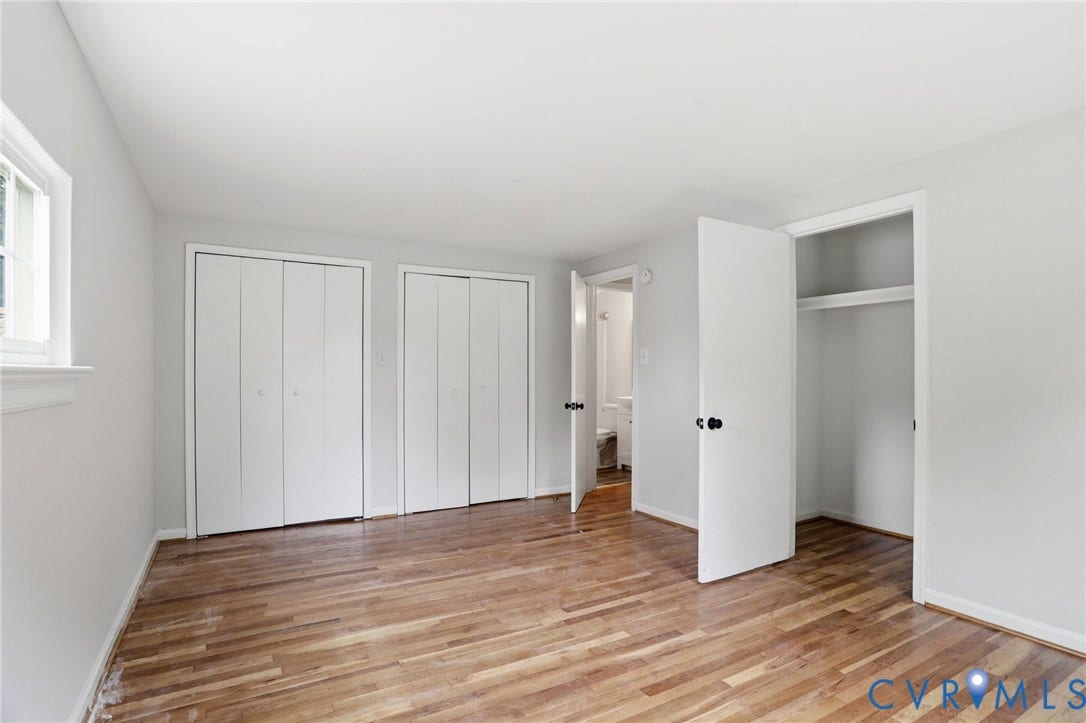 5301 Dalglish Road, Henrico, VA 23223 Room featuring wood-finish flooring, light gray walls, and white trim