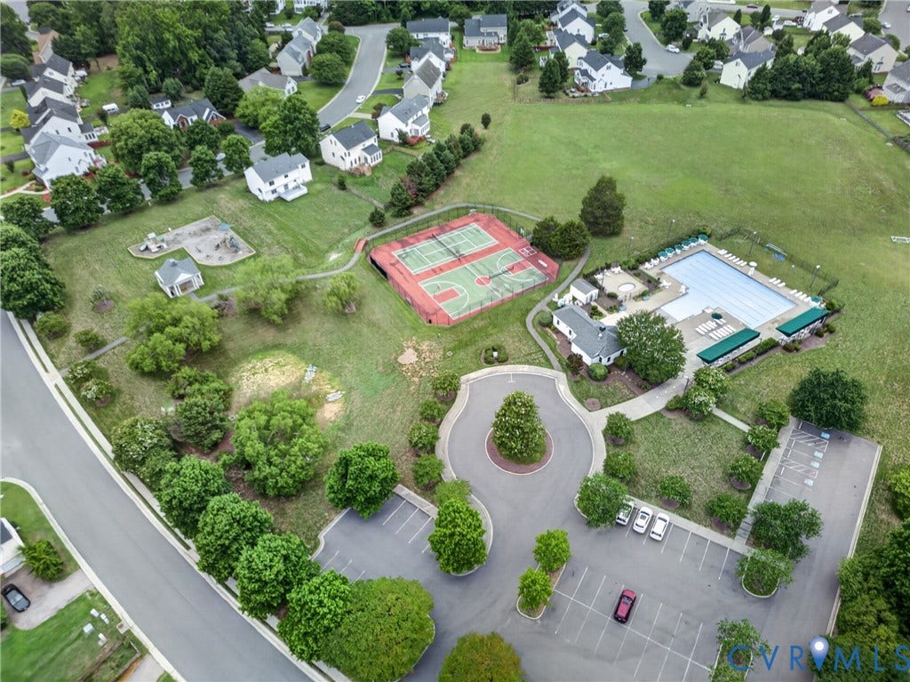 10817 Correnty Drive, Glen Allen, VA 23059 Recreational amenities featuring an outdoor swimming pool, tennis courts, basketball court, and playground equipment