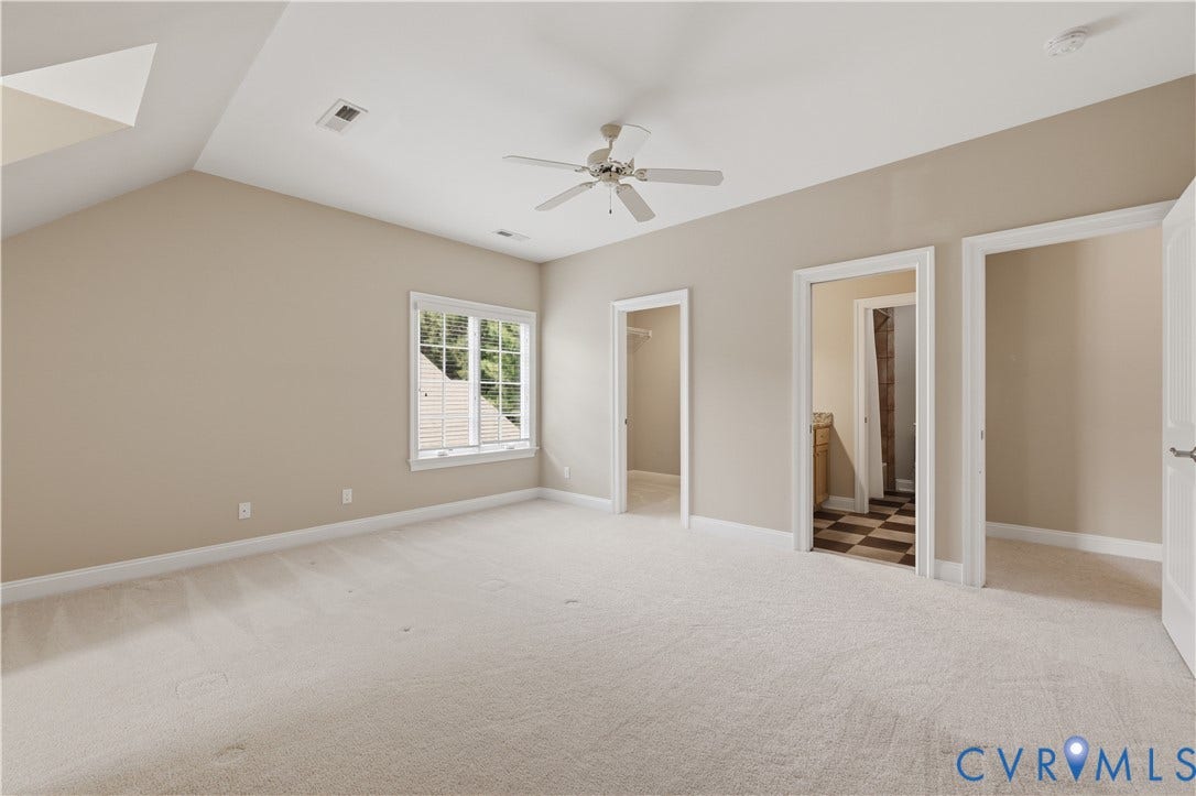 2384 Bel Crest Circle, Midlothian, VA 23113 Bedroom #2, walk-in closet, Jack 'n Jill bathbathroom