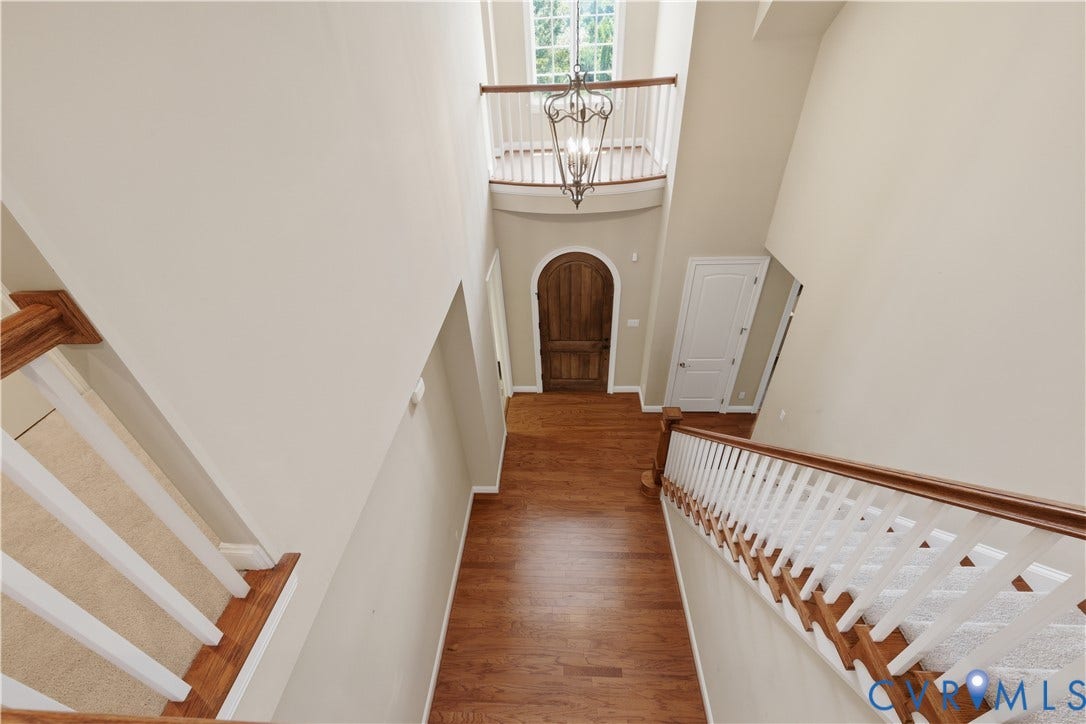 2384 Bel Crest Circle, Midlothian, VA 23113 View of front from upstairs.