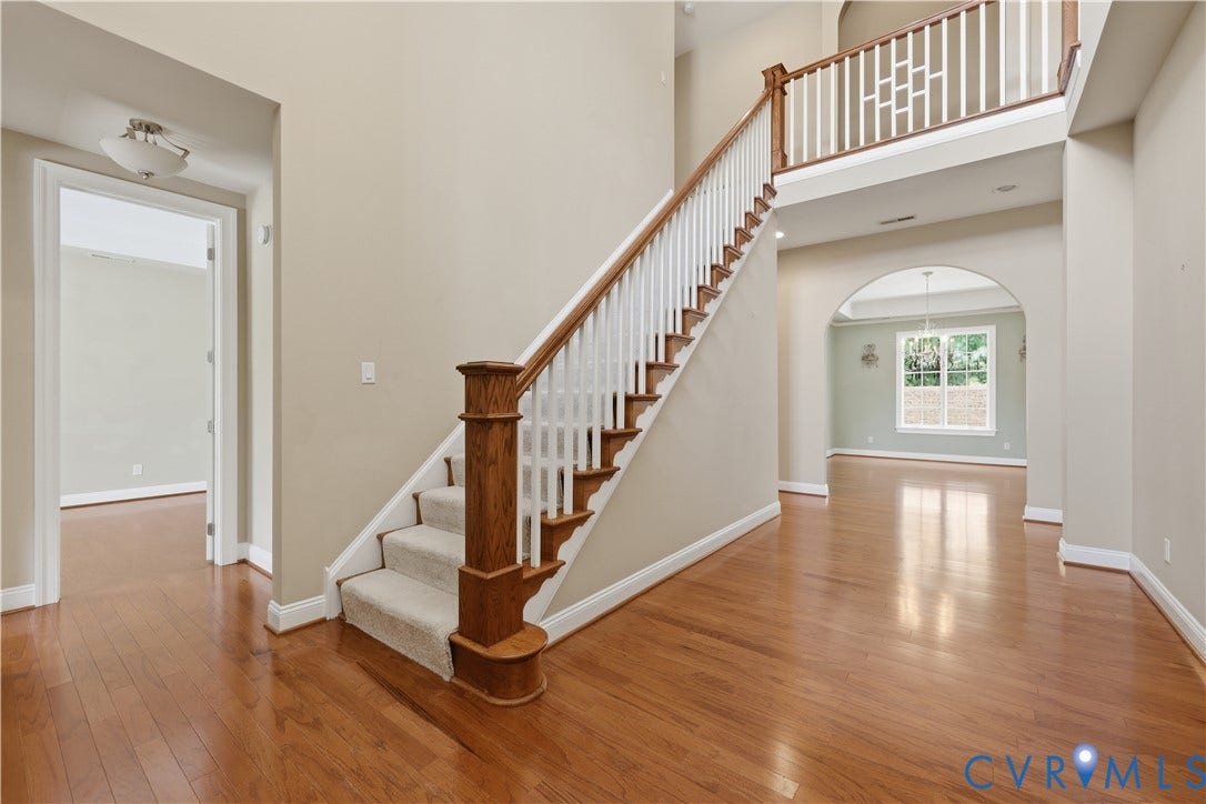 2384 Bel Crest Circle, Midlothian, VA 23113 Foyer says "Welcome"