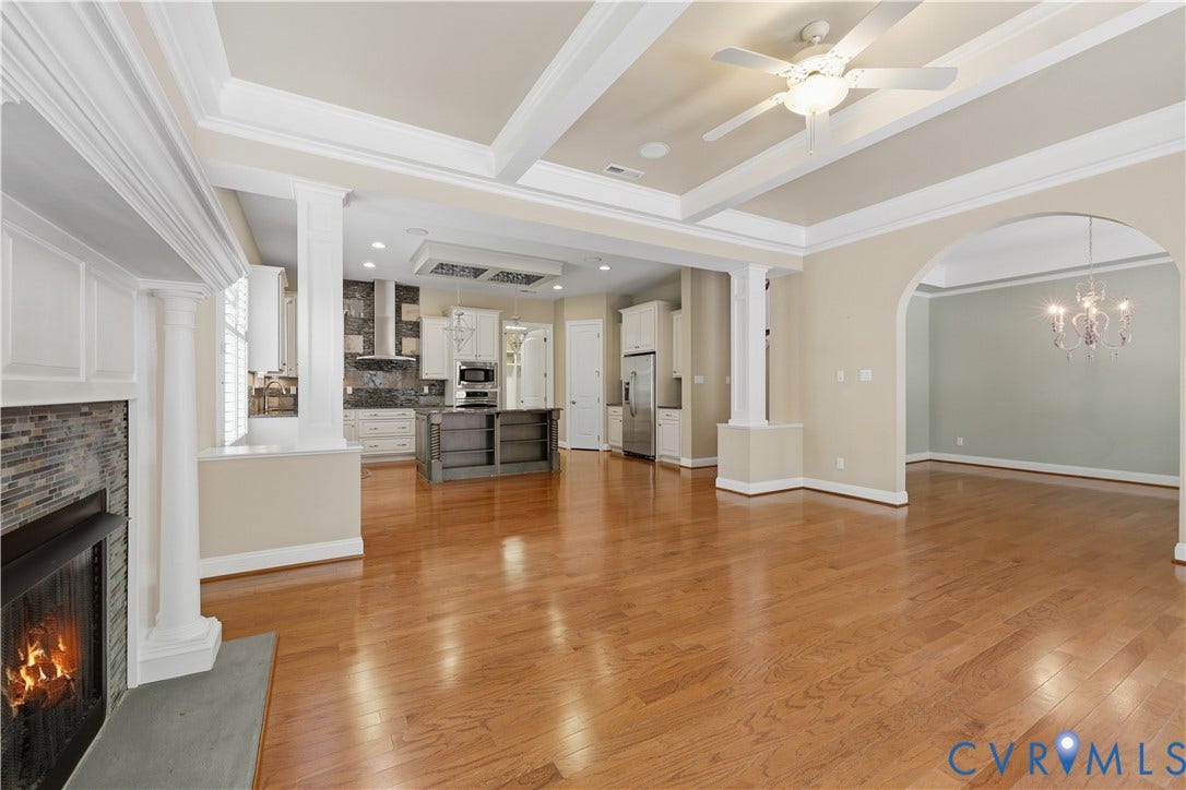 2384 Bel Crest Circle, Midlothian, VA 23113 Family Room and Kitchen
