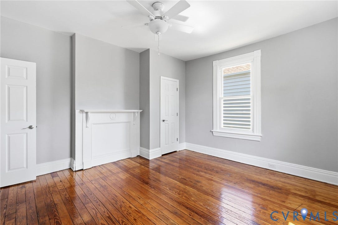 3614 Enslow Avenue, Richmond, VA 23222 Hardwood flooring, ceiling fan with light, closet