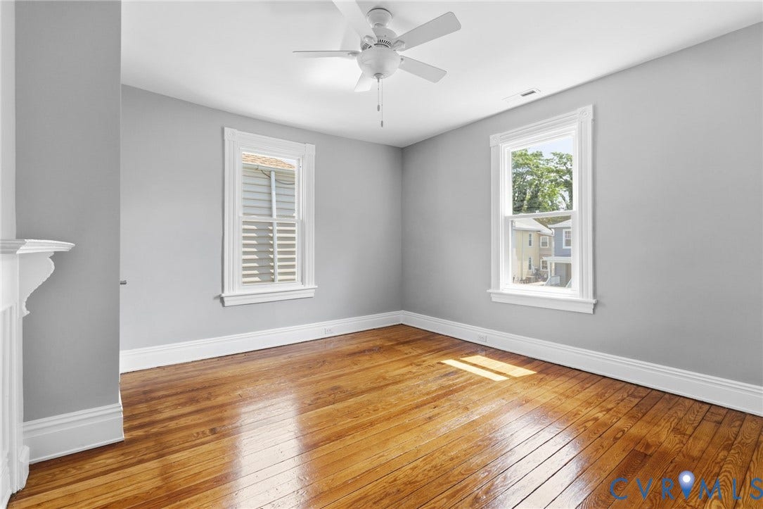 3614 Enslow Avenue, Richmond, VA 23222 Hardwood flooring, ceiling fan with light, closet