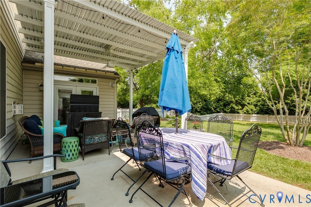 Patio - LARGE Backyard.