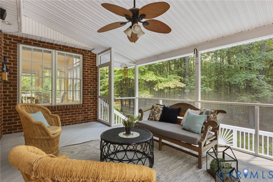 2065 Garrett Lane, Powhatan, VA 23139 Screened porch.