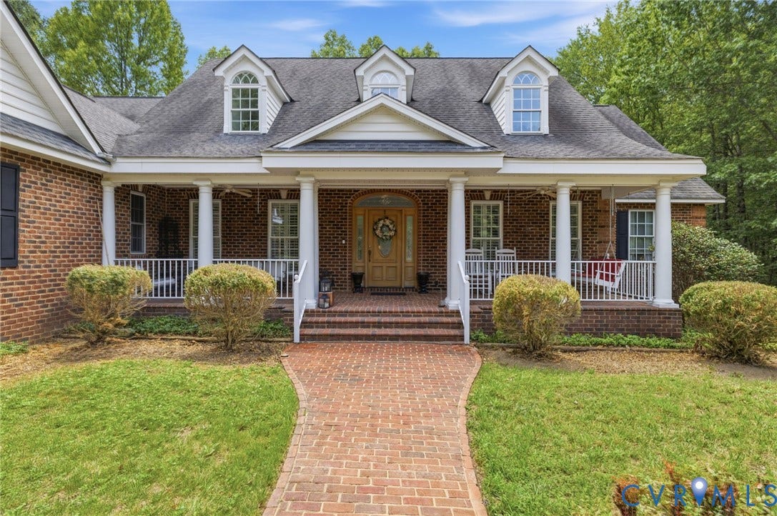 2065 Garrett Lane, Powhatan, VA 23139 Beautiful and expansive front porch.