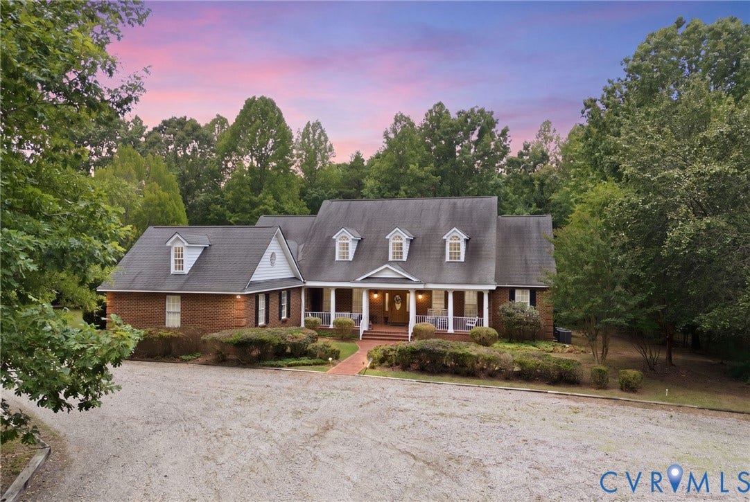 2065 Garrett Lane, Powhatan, VA 23139 Stunning all brick home on 10 acres!