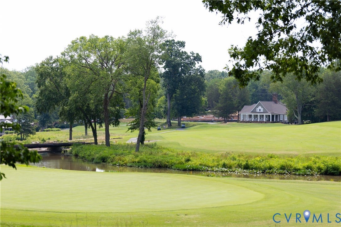 2005 Wilkhaven Terrace, Powhatan, VA 23139 Expansive golf course setting featuring manicured greens and a meandering stream