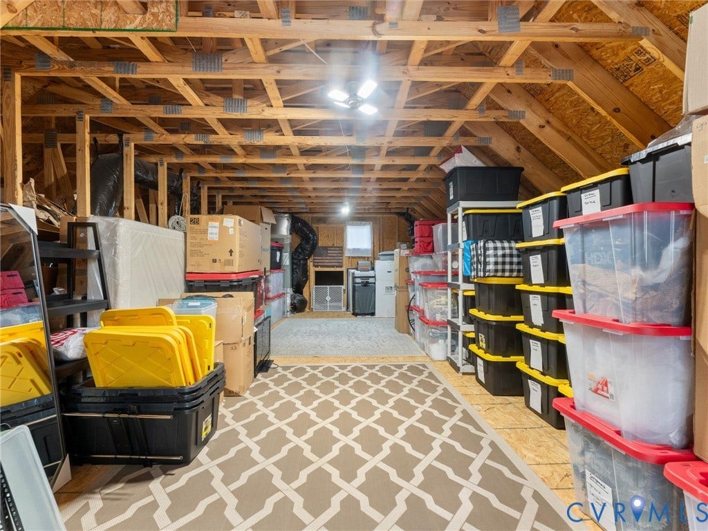 16419 Binley Road, Hallsley, Midlothian, VA 23112 Unfinished walk up attic