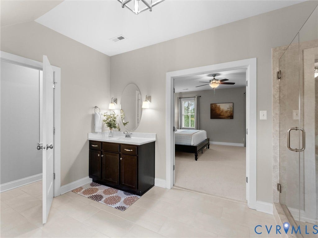 16419 Binley Road, Hallsley, Midlothian, VA 23112 Primary Bathroom w/ two separate vanities