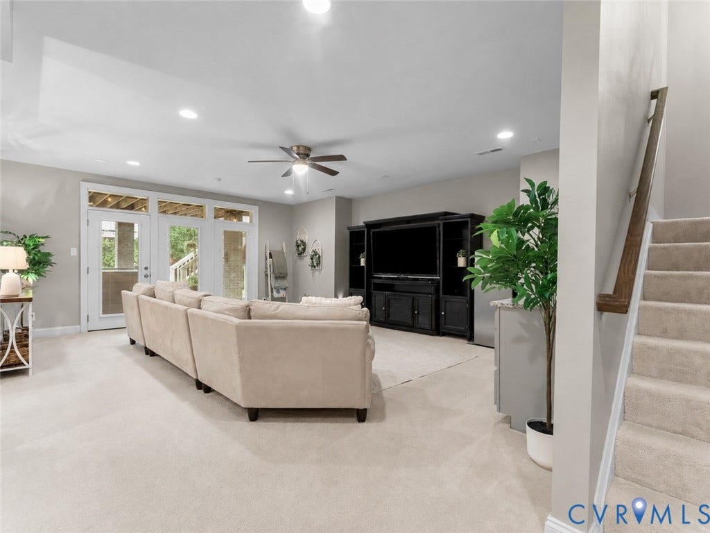 16419 Binley Road, Hallsley, Midlothian, VA 23112 Basement