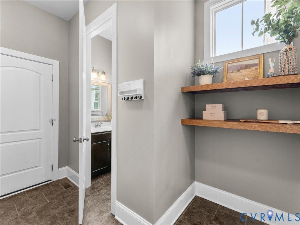 16419 Binley Road, Hallsley, Midlothian, VA 23112 Powder Room off of mudroom