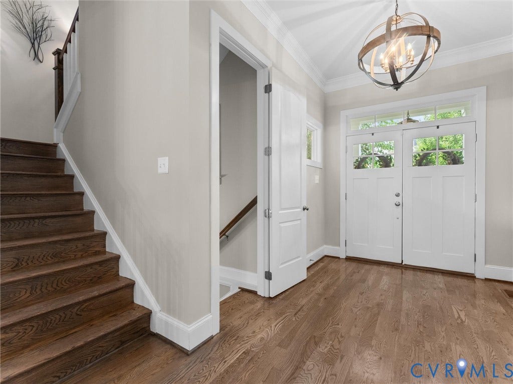 16419 Binley Road, Hallsley, Midlothian, VA 23112 Stairs leanding to basement
