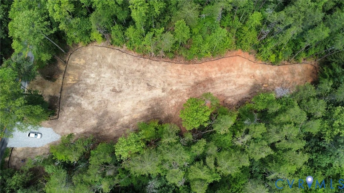 725 Goldmine Road, Louisa, VA 23093 Cleared building site surrounded by mature trees