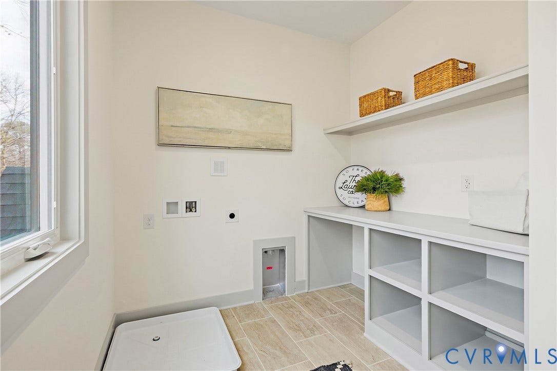 8919 Rustic Road, Richmond, VA 23235 2nd floor laundry with built in storage