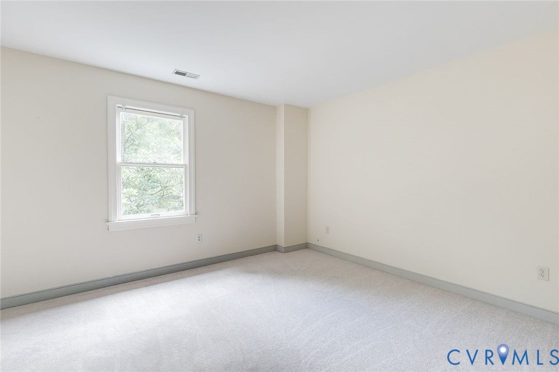 New wall-to-wall carpet, larget closets.
