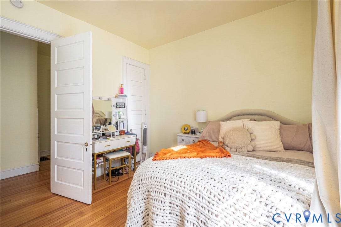 4404 Patterson Avenue, Richmond, VA 23221 Hardwood flooring throughout featuring light-colored walls and white trim