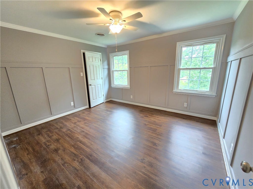 3901 Buckland Place, Chester, VA 23831 BR 4, LVP, C Fan, two windows, crown