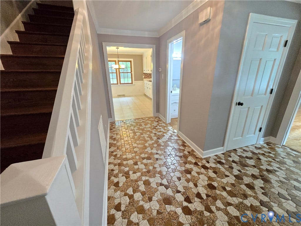 3901 Buckland Place, Chester, VA 23831 Entryway featuring patterned tile flooring