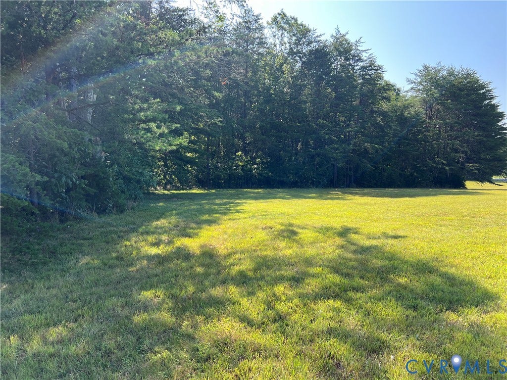 00 Glenmore Road, Howardsville, VA 24562 Expansive grass lot bordered by mature trees