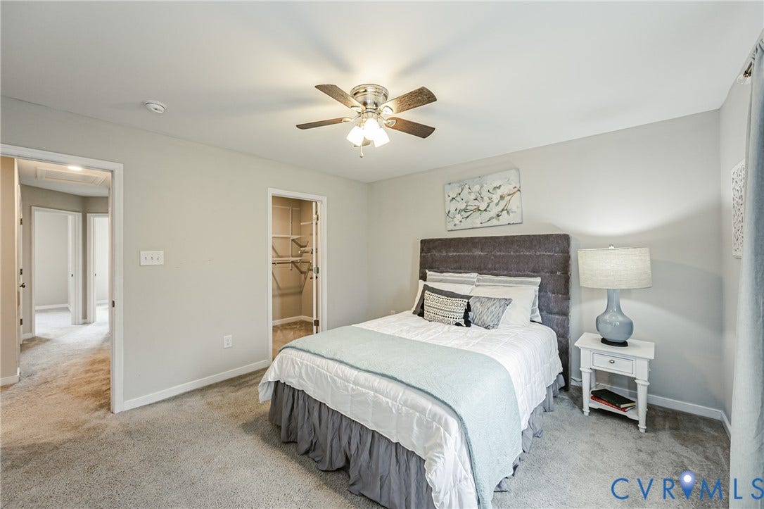 1324 Stone Ridge Park Loop, Henrico, VA 23228 Carpeted interior room featuring light gray walls and white trim