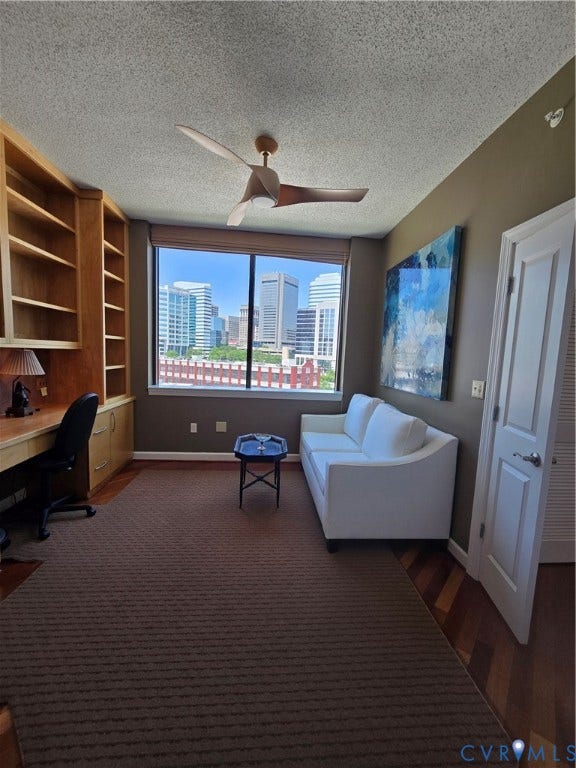 1101 Haxall Point, #815, Richmond, VA 23219 Expansive window offering a cityscape backdrop