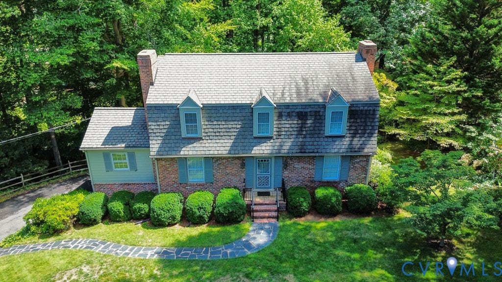 2425 Chancellor Road, North Chesterfield, VA 23235 Brick and siding exterior with a shingle roof