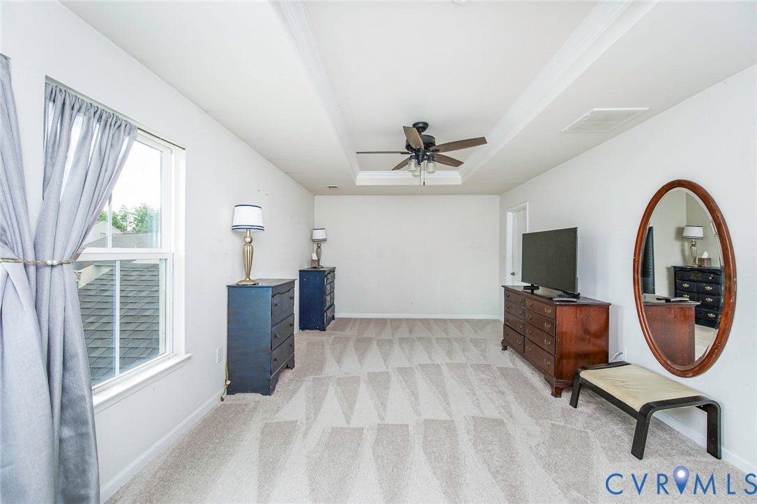 7956 Arbor Ponds Terrace, New Kent, VA 23124 Primary Bedroom with Wallk-In Closet