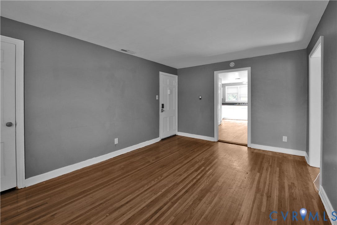 4915 Chamberlayne Avenue, Richmond, VA 23227 Unit 3 - unit now occupied, photo from Winter 2026
