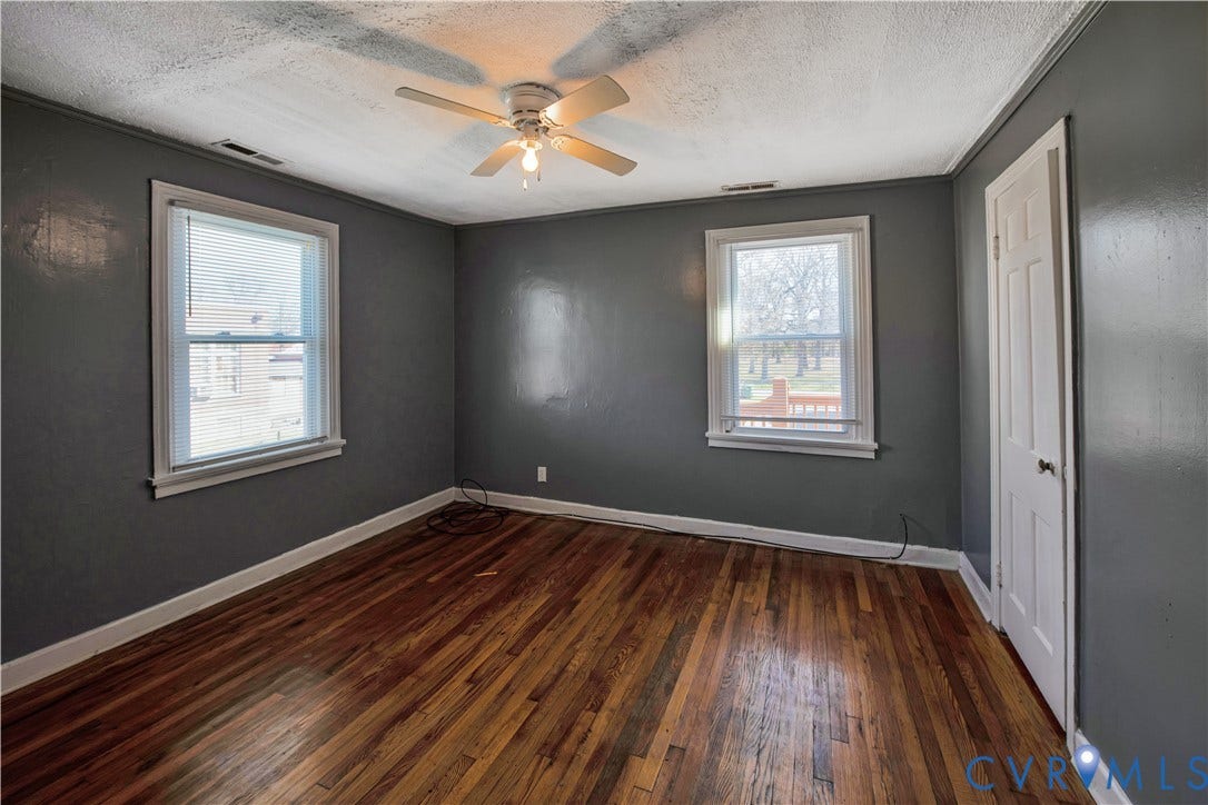 4915 Chamberlayne Avenue, Richmond, VA 23227 Unit 4 - unit now occupied, photo from Winter 2026