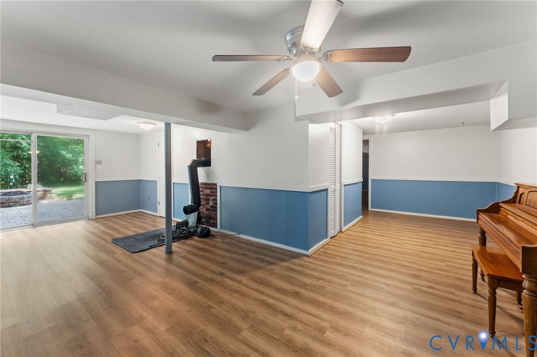 1496 Dorset Road, Powhatan, Powhatan, VA 23139 Basement Recreation Room