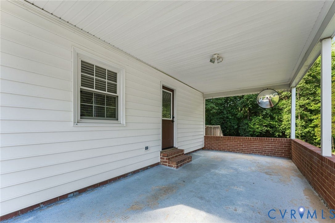 1496 Dorset Road, Powhatan, Powhatan, VA 23139 Covered Attached Carport