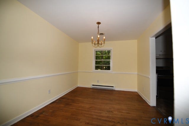12720 Bailey Bridge Road, Bailey Bridge, Midlothian, VA 23112 Hardwood floors, great lighting from living room and it's own window