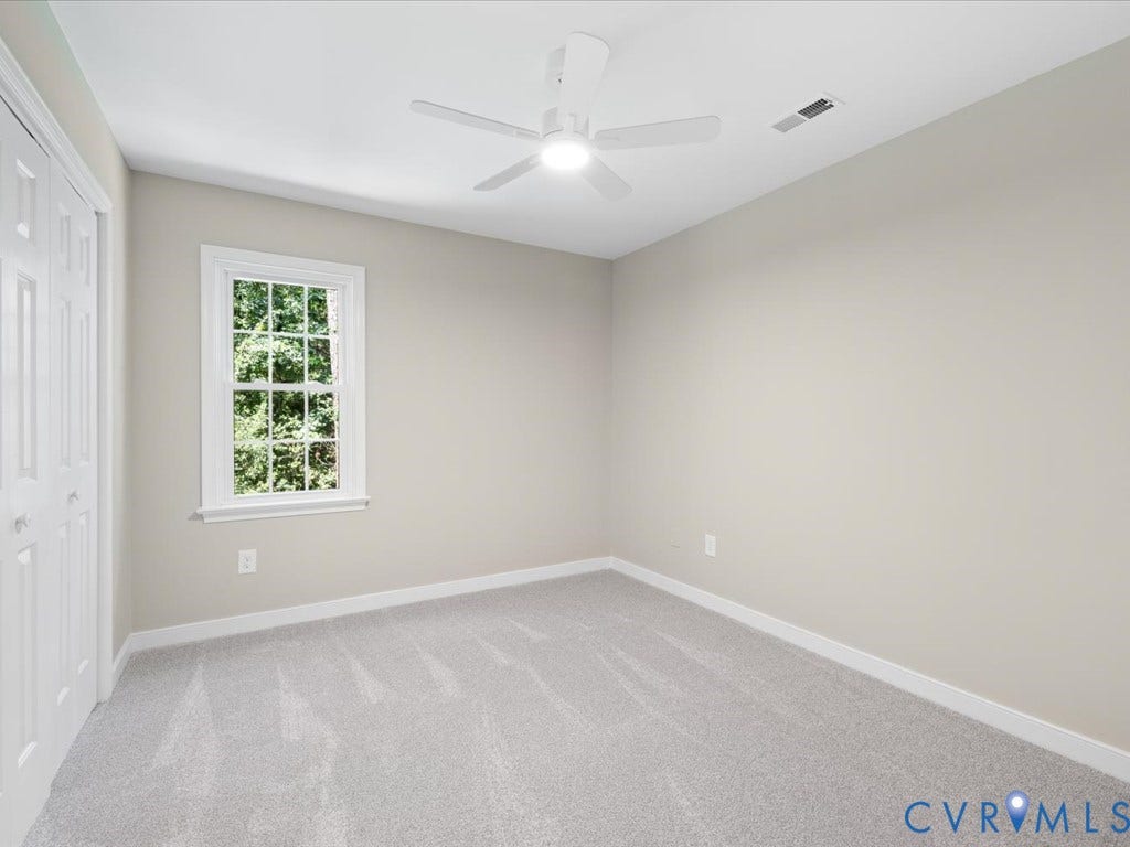 9630 Goneway Drive, Henrico, VA 23238 Bedroom 3 - New carpet, New ceiling fan w/ remote
