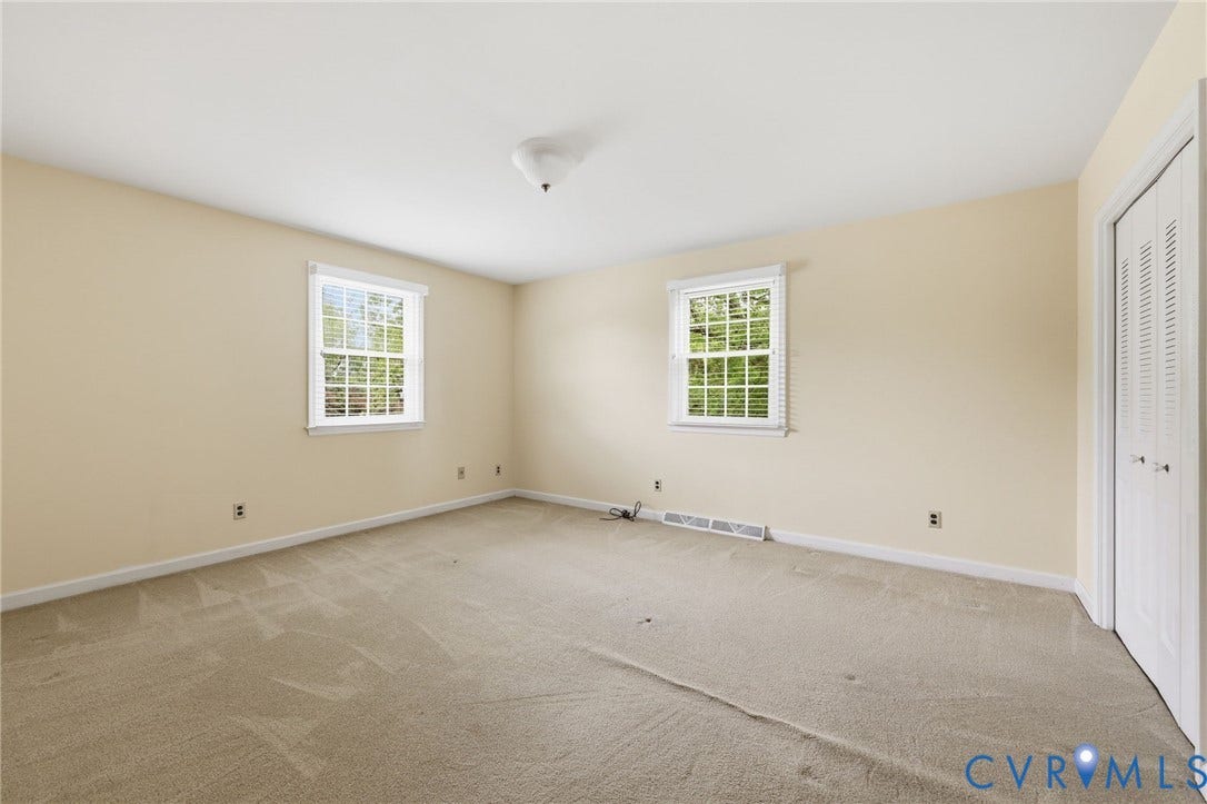 3737 Perthshire Lane, Colonial Heights, VA 23834 Primary bedroom with closet and access to the full bathroom