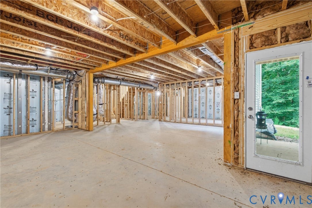 3780 Aston Trail, Powhatan, VA 23139 Walk-out basement to outdoor patio