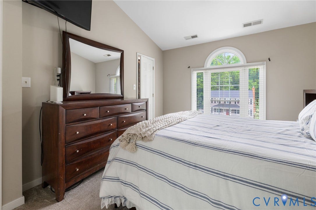 11017 Corryville Road, Brandon, North Chesterfield, VA 23236 Vaulted ceiling in Primary bedroom