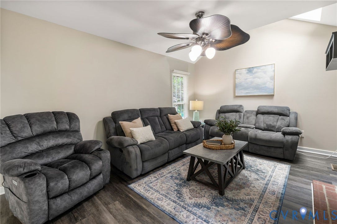 11017 Corryville Road, Brandon, North Chesterfield, VA 23236 LVP floor, sky light, vaulted ceiling