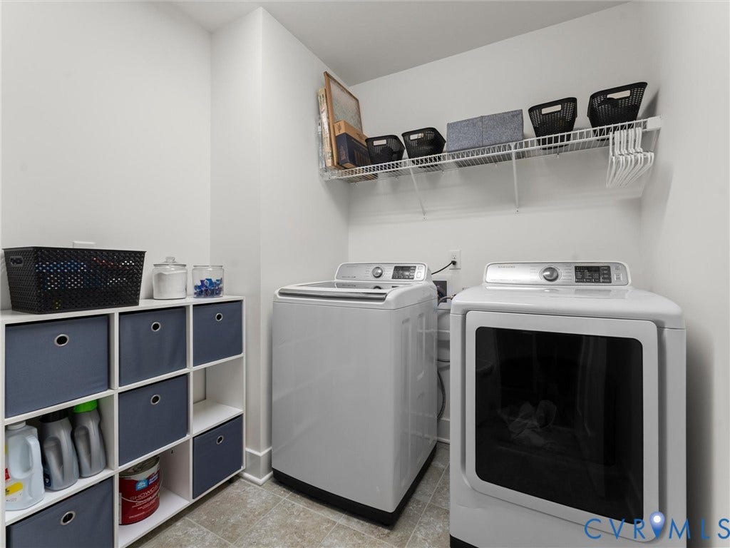 Hall Laundry- convenient to all bedrooms