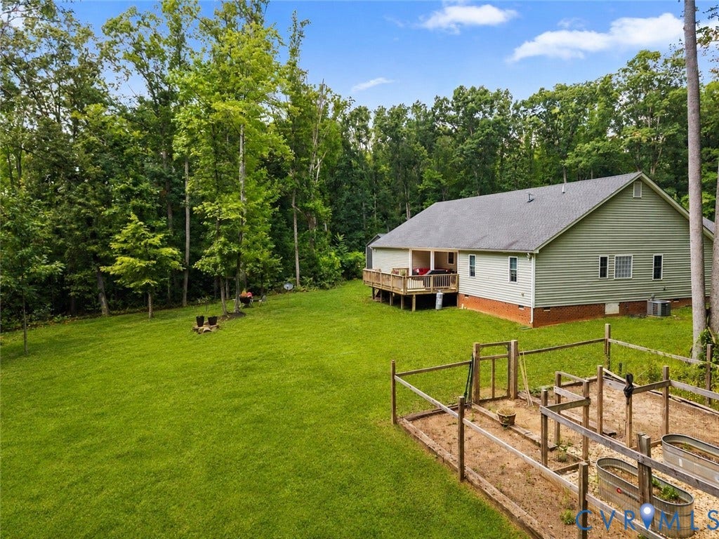 Rear yard and Garden area