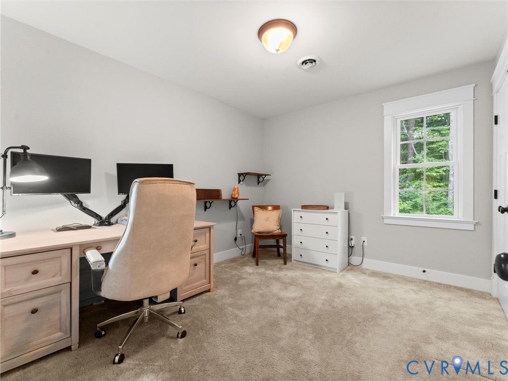 Bedroom 2/ used as home office with large closet