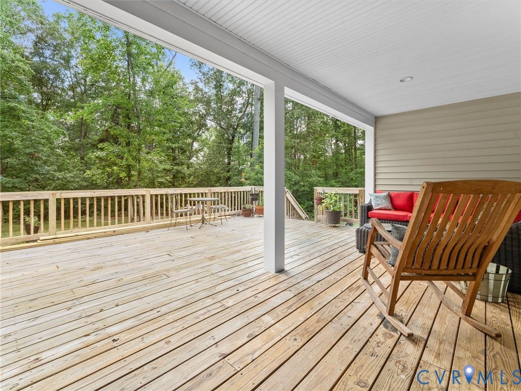Rear deck