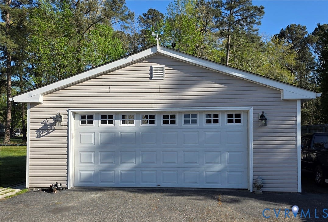 8511 Peaks Road, Hanover, VA 23069 26 X 26 Garage w Electricity, CF and Attic