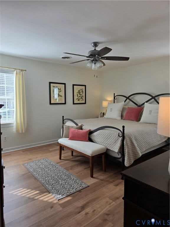 8511 Peaks Road, Hanover, VA 23069 Primary BR w Updated Ceiling Fan