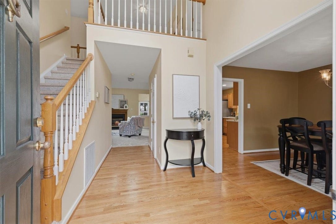 1824 Sidney Court, Glen Allen, VA 23059 2 story Foyer, NEWly refinished hardwood flooring NEW carpet!