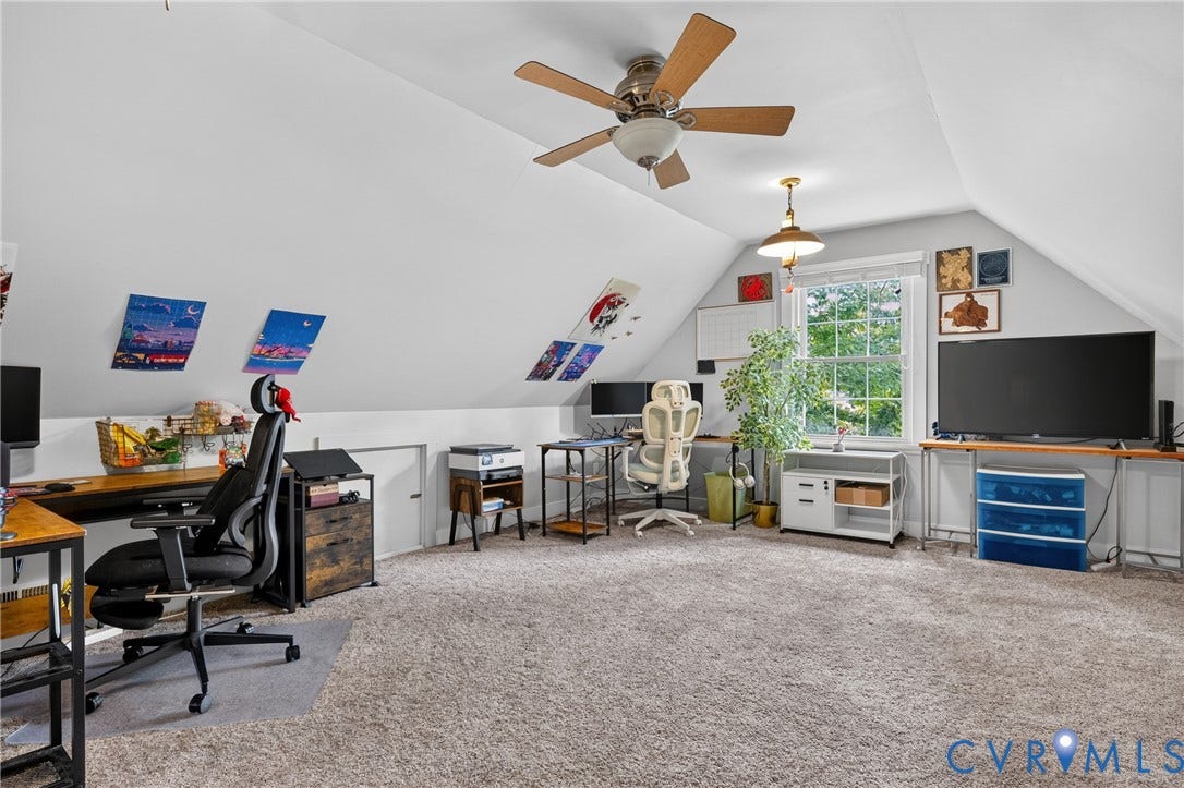 704 Spring Valley Road, Walthall, Chester, VA 23834 Spacious room with overhead fan and walk-in closet