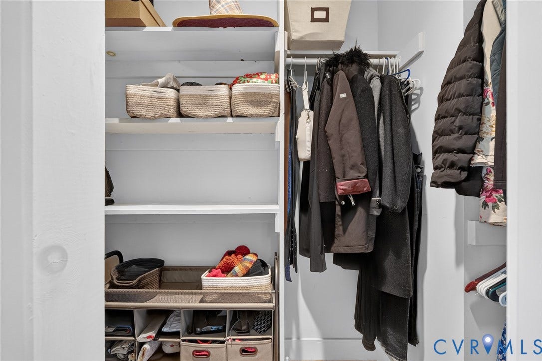 704 Spring Valley Road, Walthall, Chester, VA 23834 Walk-in closet with shelving